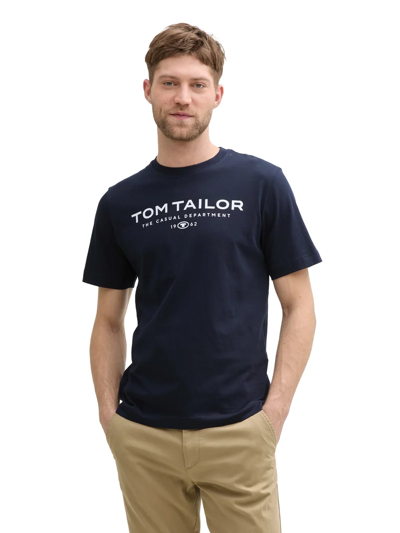 T-Shirt aus Baumwolle mit Logo-Print