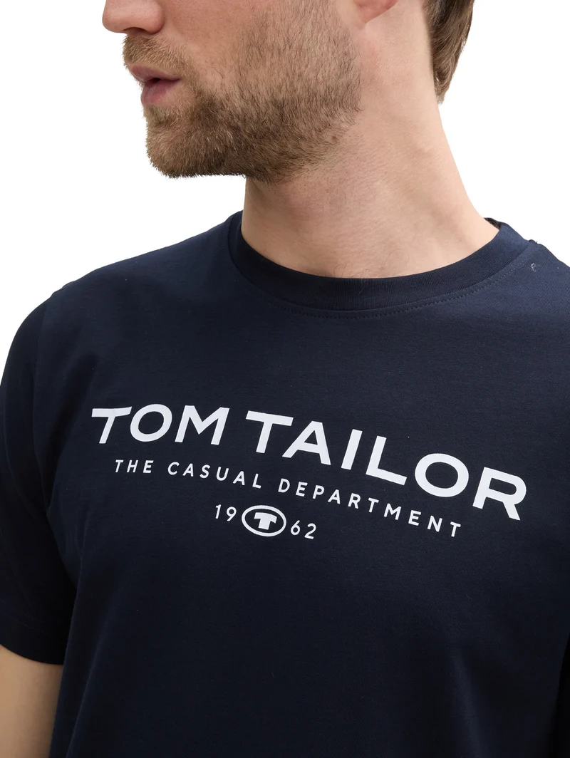 T-Shirt aus Baumwolle mit Logo-Print