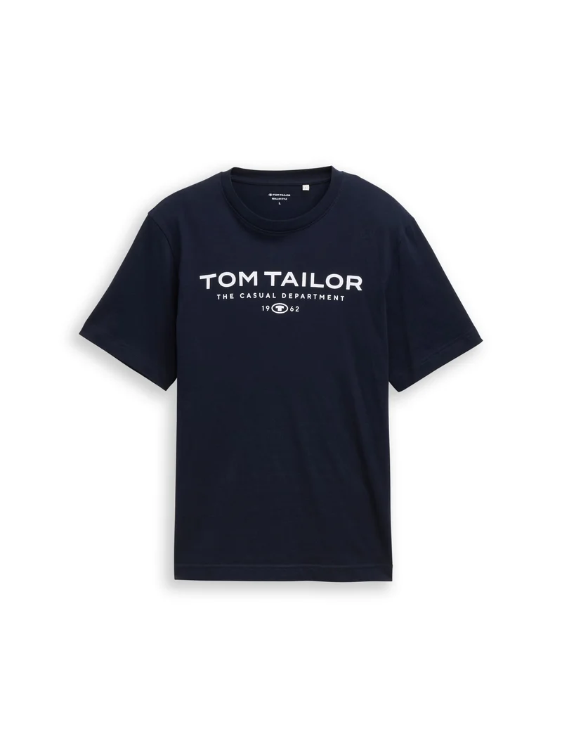 T-Shirt aus Baumwolle mit Logo-Print