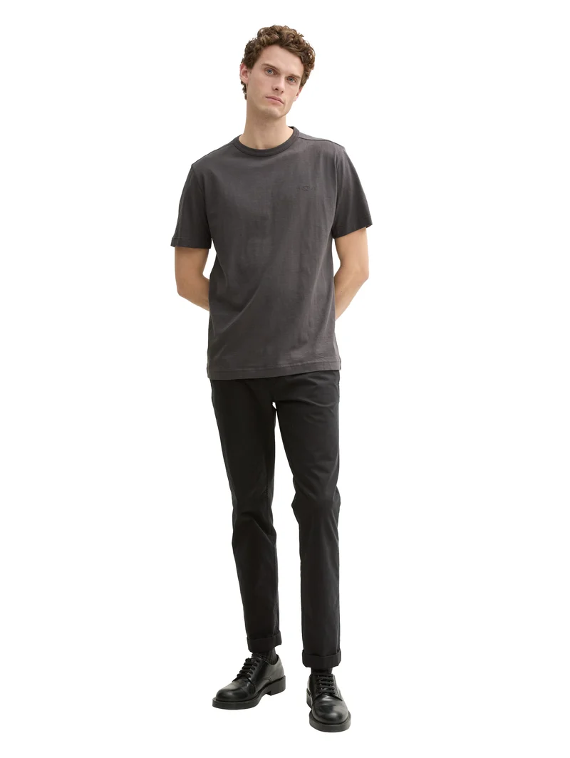 Basic T-Shirt aus Baumwolle
