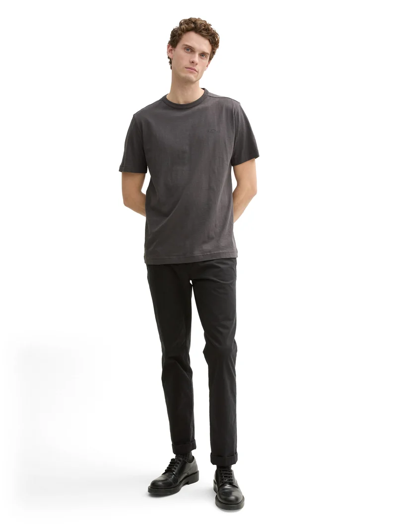 Basic T-Shirt aus Baumwolle