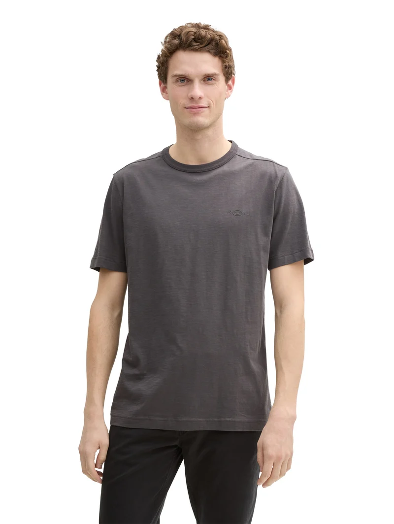 Basic T-Shirt aus Baumwolle
