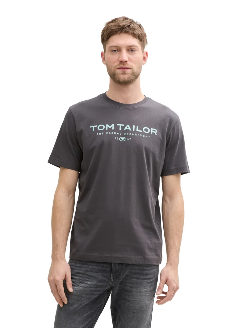 T-Shirt aus Baumwolle mit Logo-Print