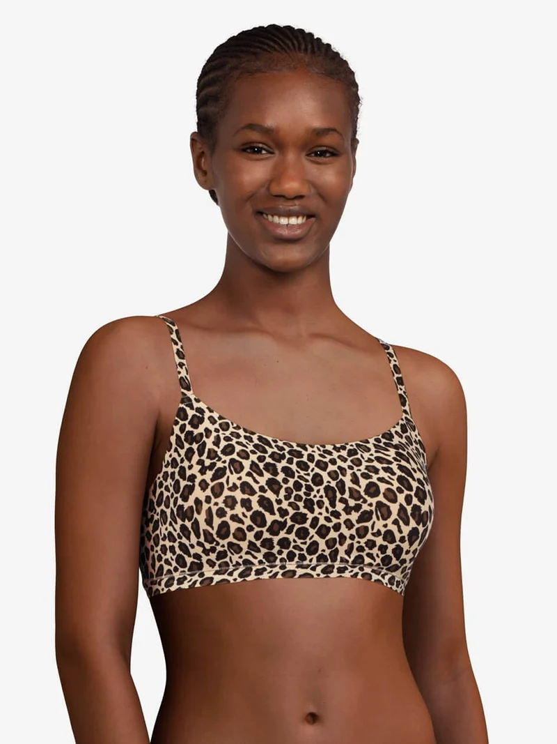 Chantelle – Softstretch gepolstertes Bralette mit Leopardenmuster