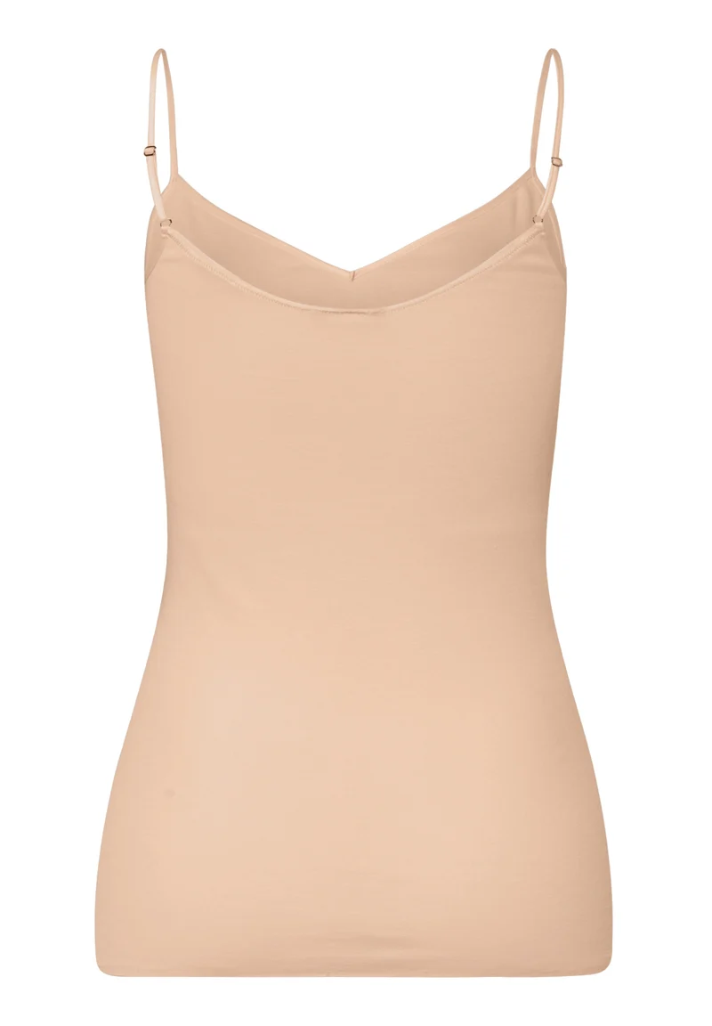 Cotton Seamless Spaghetti Top