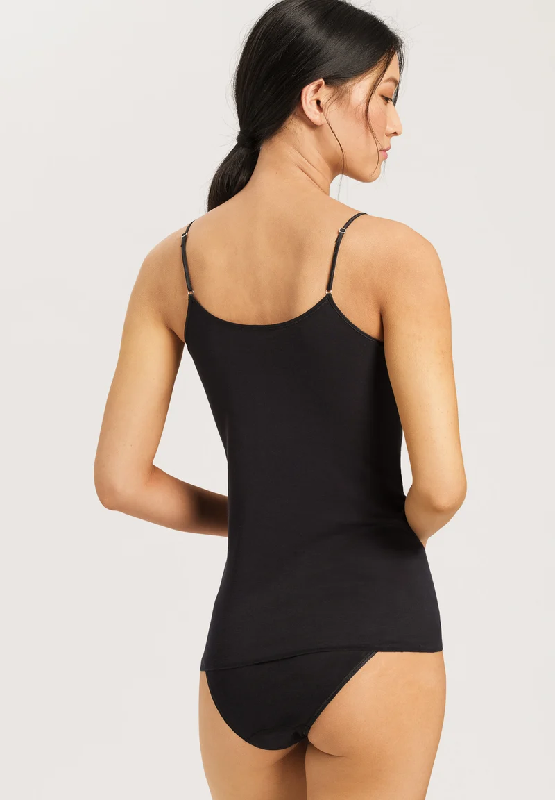 Cotton Seamless Spaghetti Top
