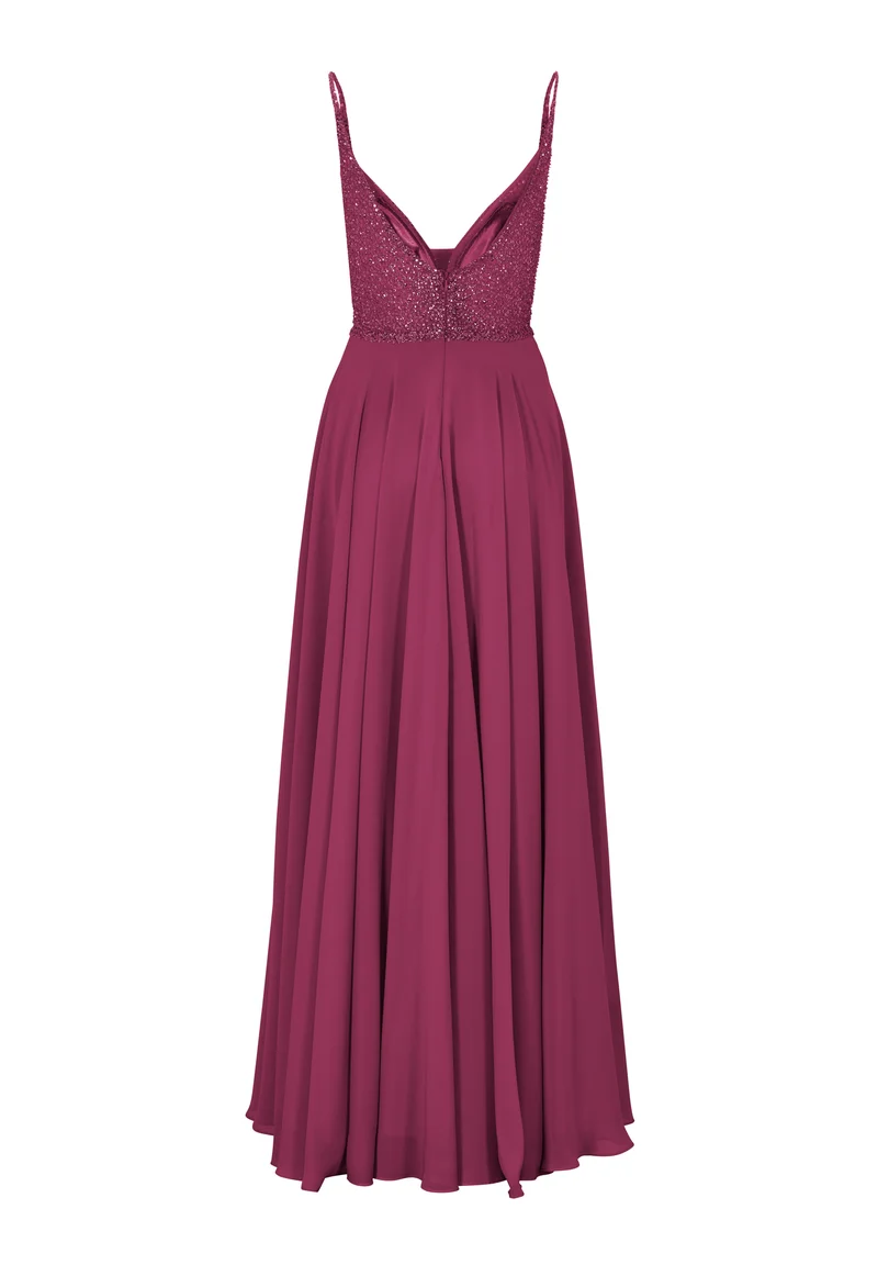 Abendkleid aus Materialmix