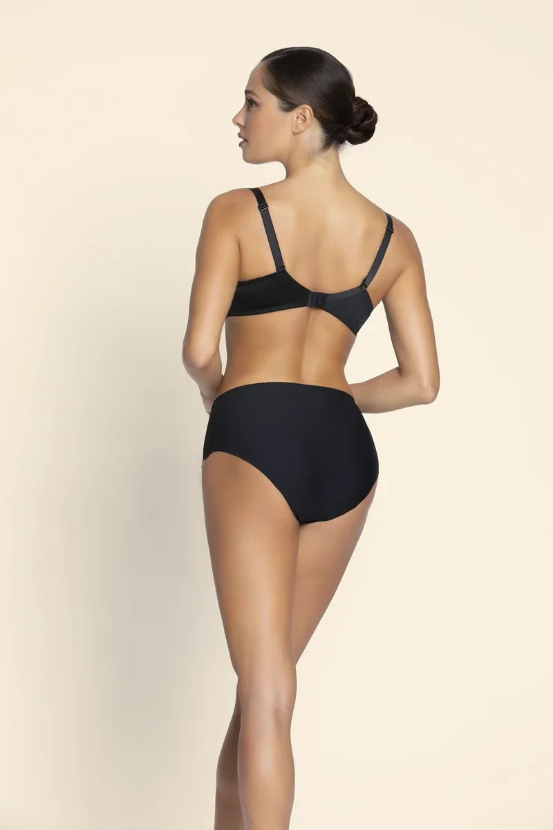 Lise Charmel – Dressing Floral High Waist Slip Noir