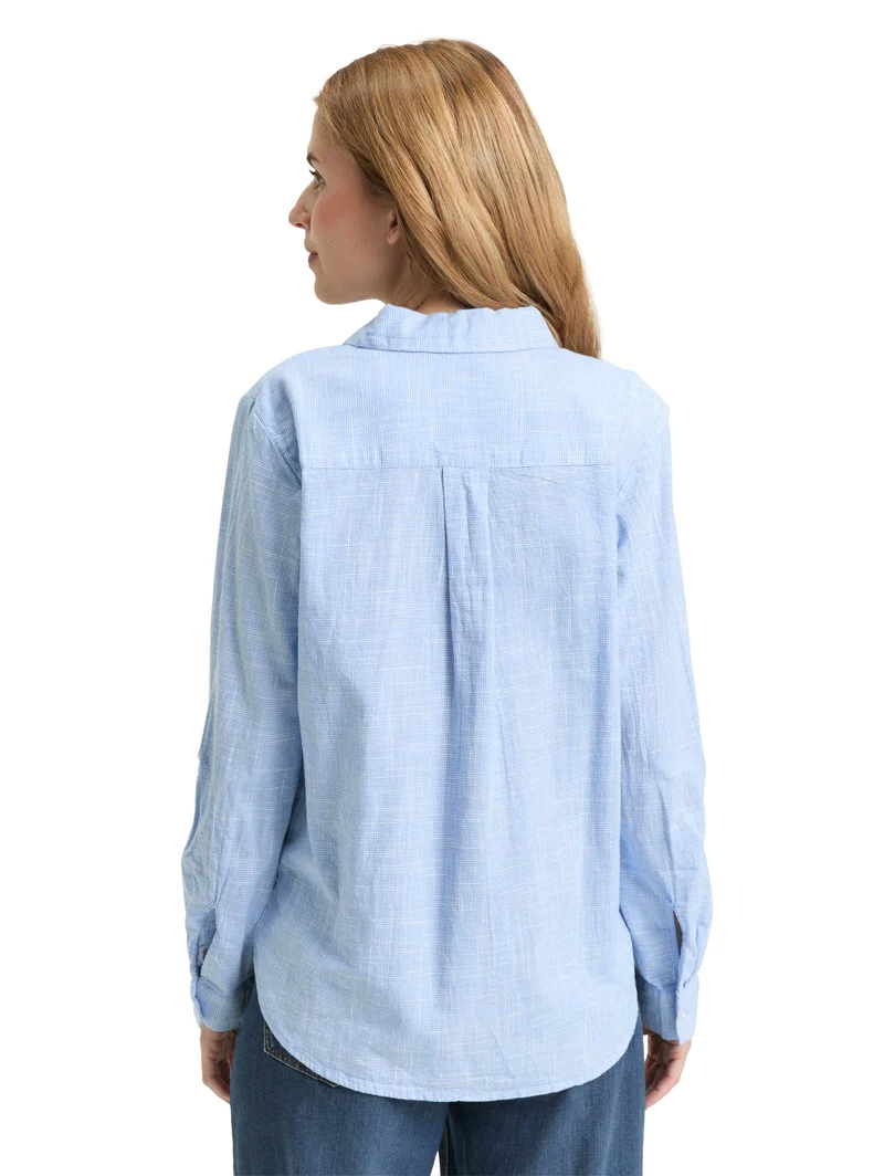 Bluse mit Brusttaschen