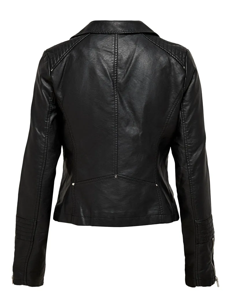 ONLGEMMA FAUX LEATHER BIKER OTW NOOS