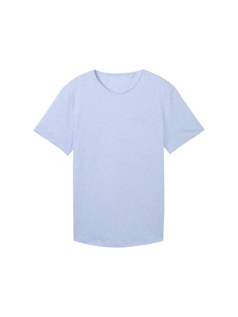 T-Shirt in Melange Optik