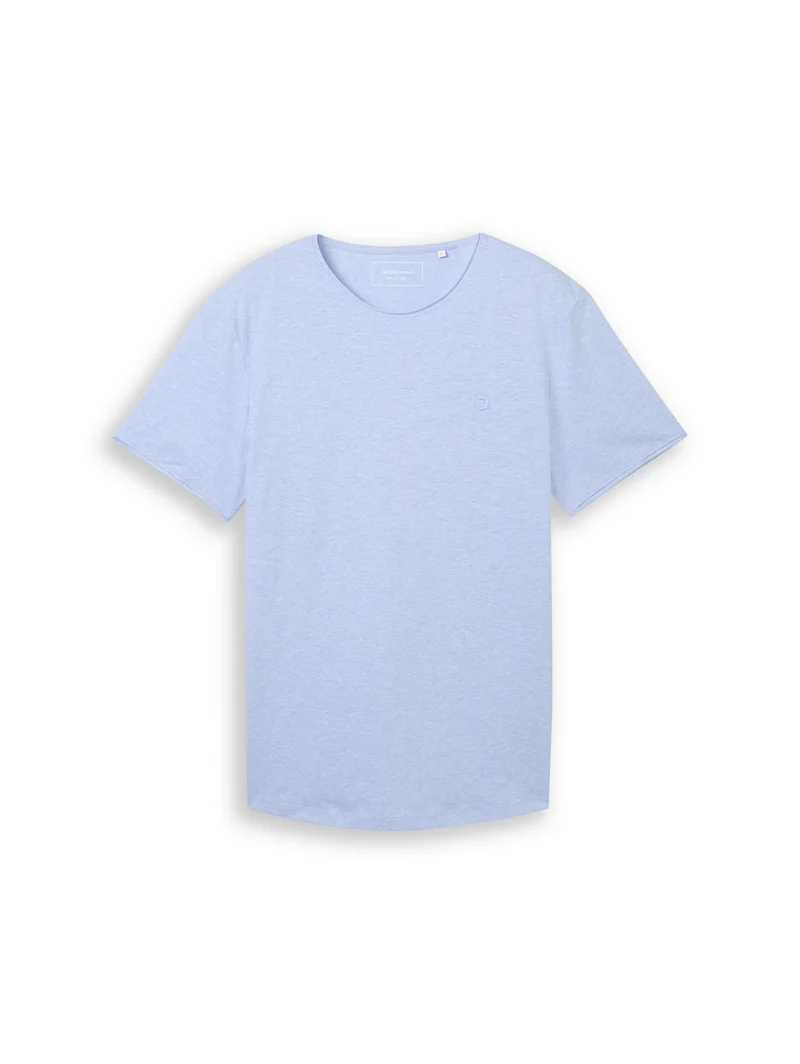 T-Shirt in Melange Optik