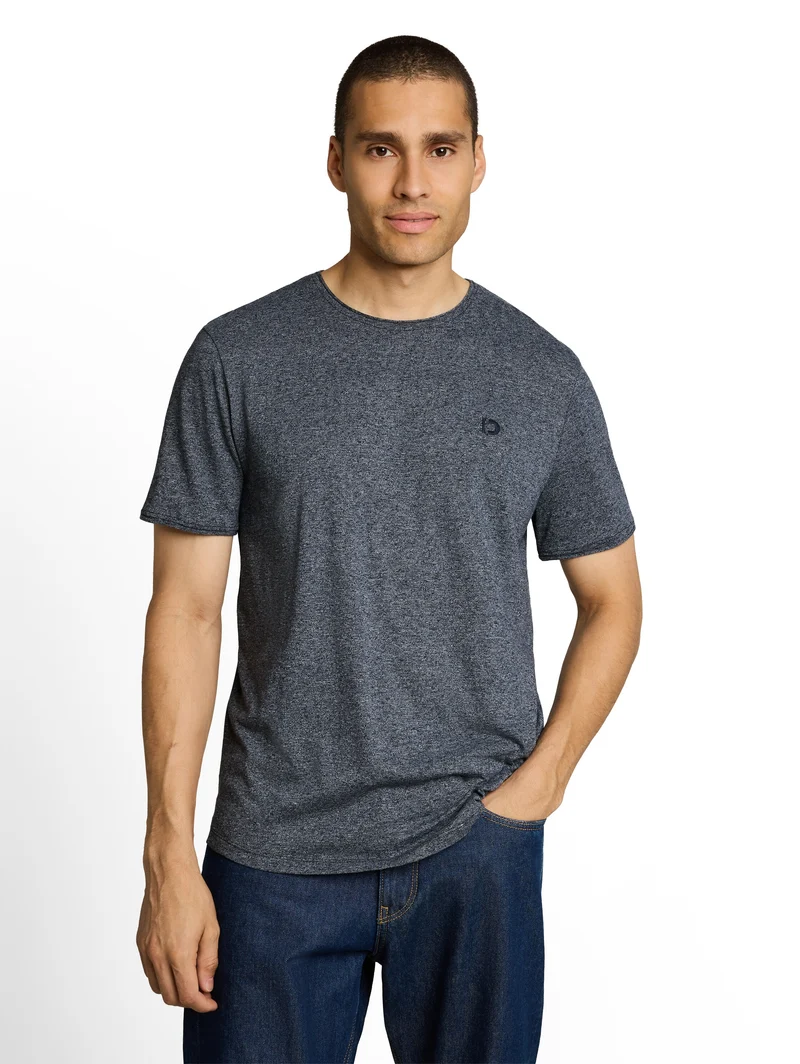 T-Shirt in Melange Optik