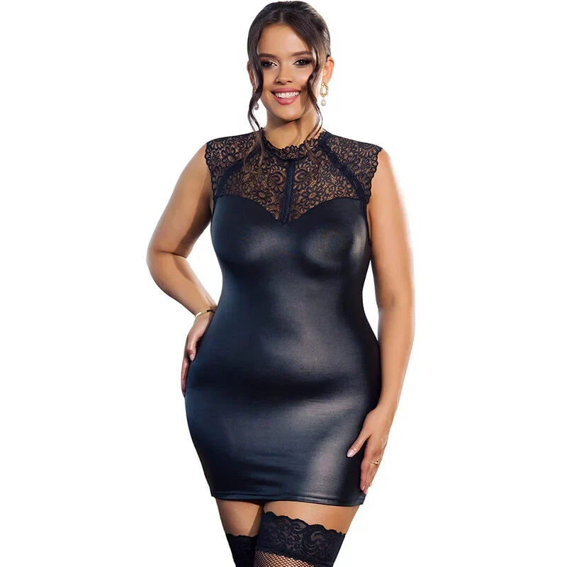 SUBBLIME - SEXY LEDERKLEID