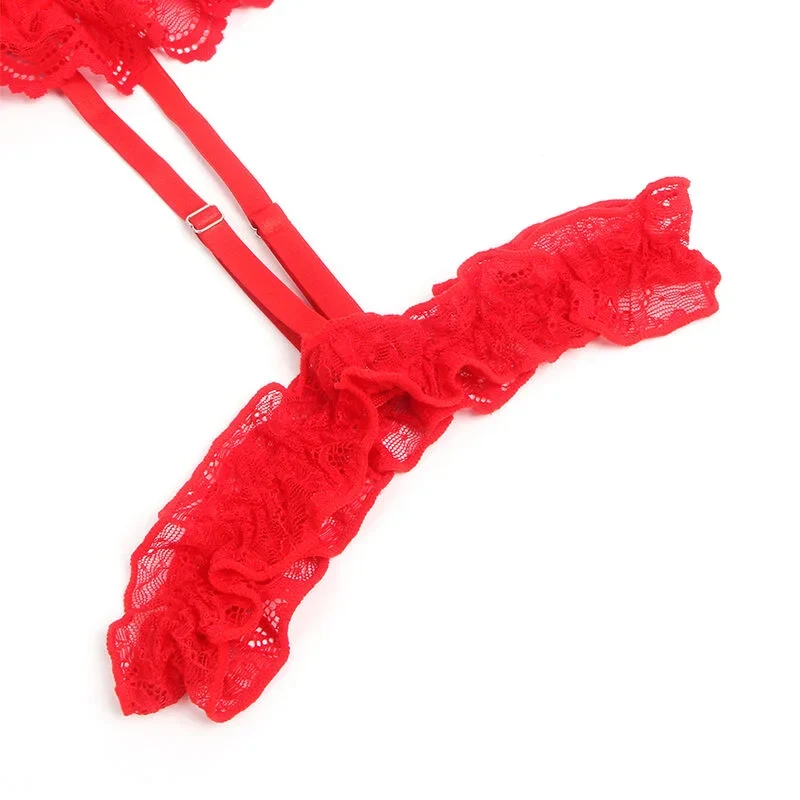 SEXY SLIM LACE STRAPSGÜRTEL LEG RING BODY