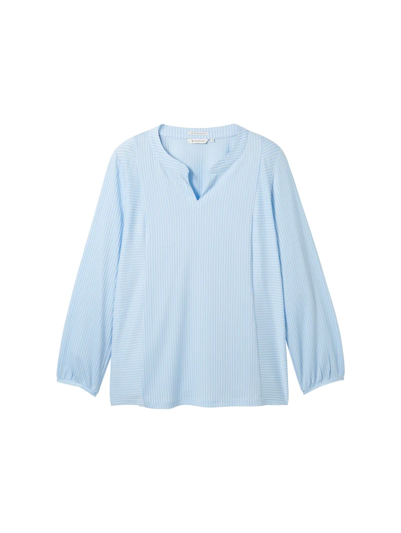 Plus Size - Blusenshirt mit Streifenmuster