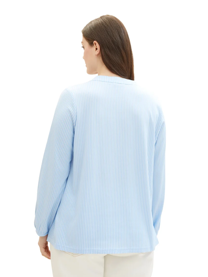 Plus Size - Blusenshirt mit Streifenmuster