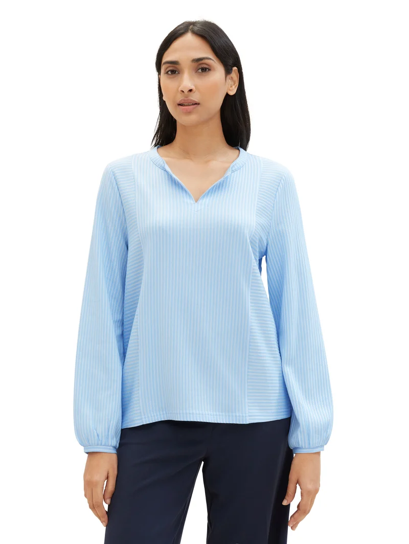 Bluse mit Streifenmuster