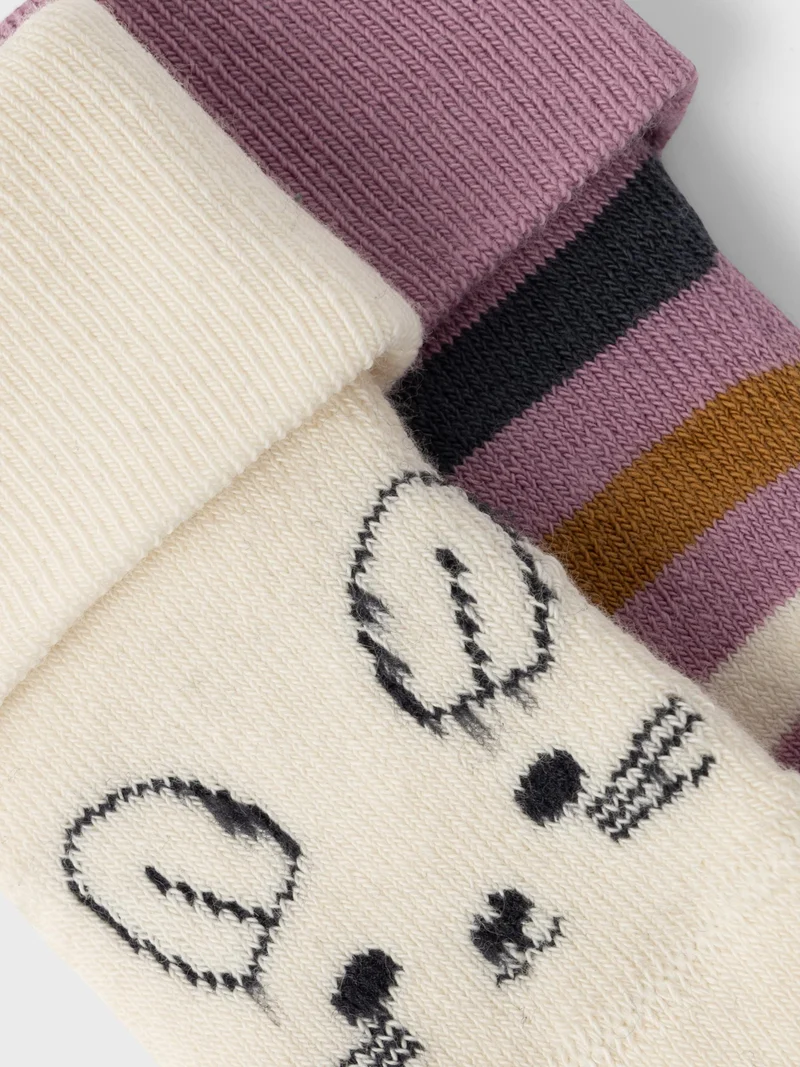 NBFSASIE 2P TERRY FROTTE SOCK