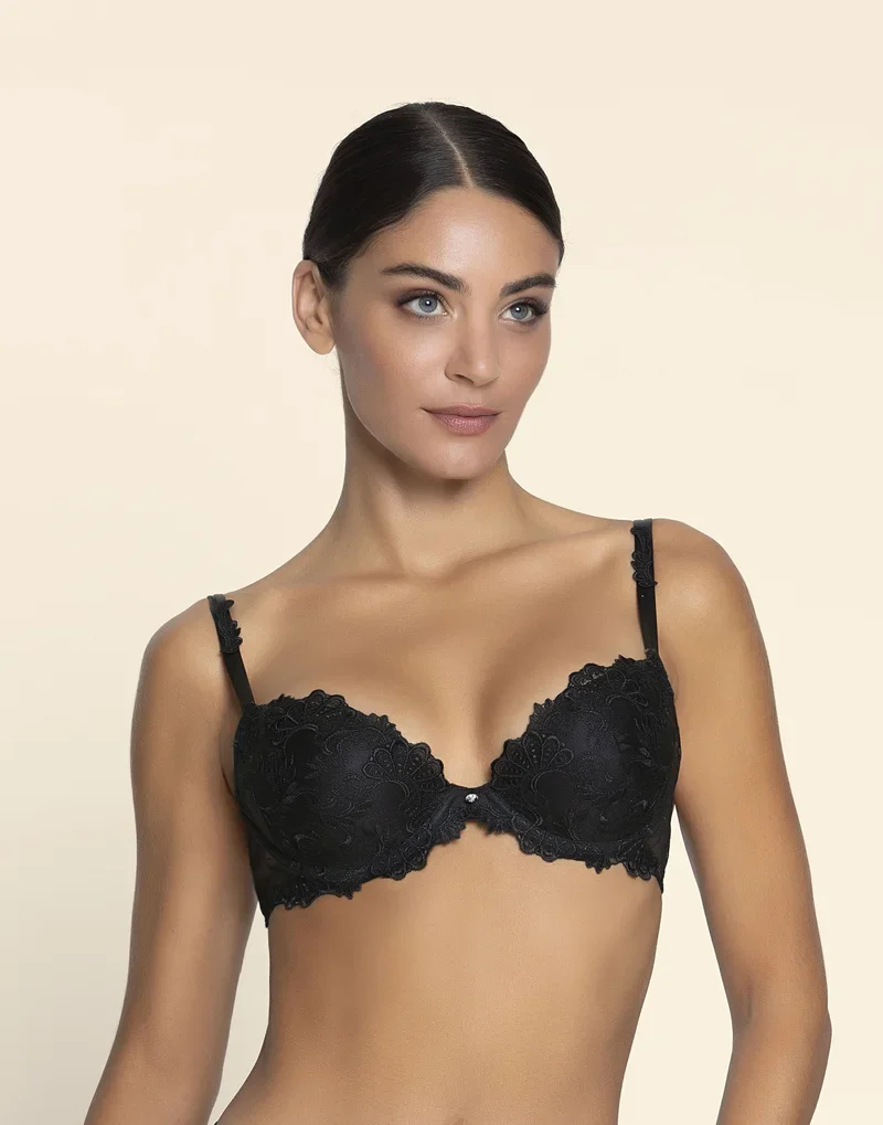 Lise Charmel – Dressing Floral Light Contour Bra Noir