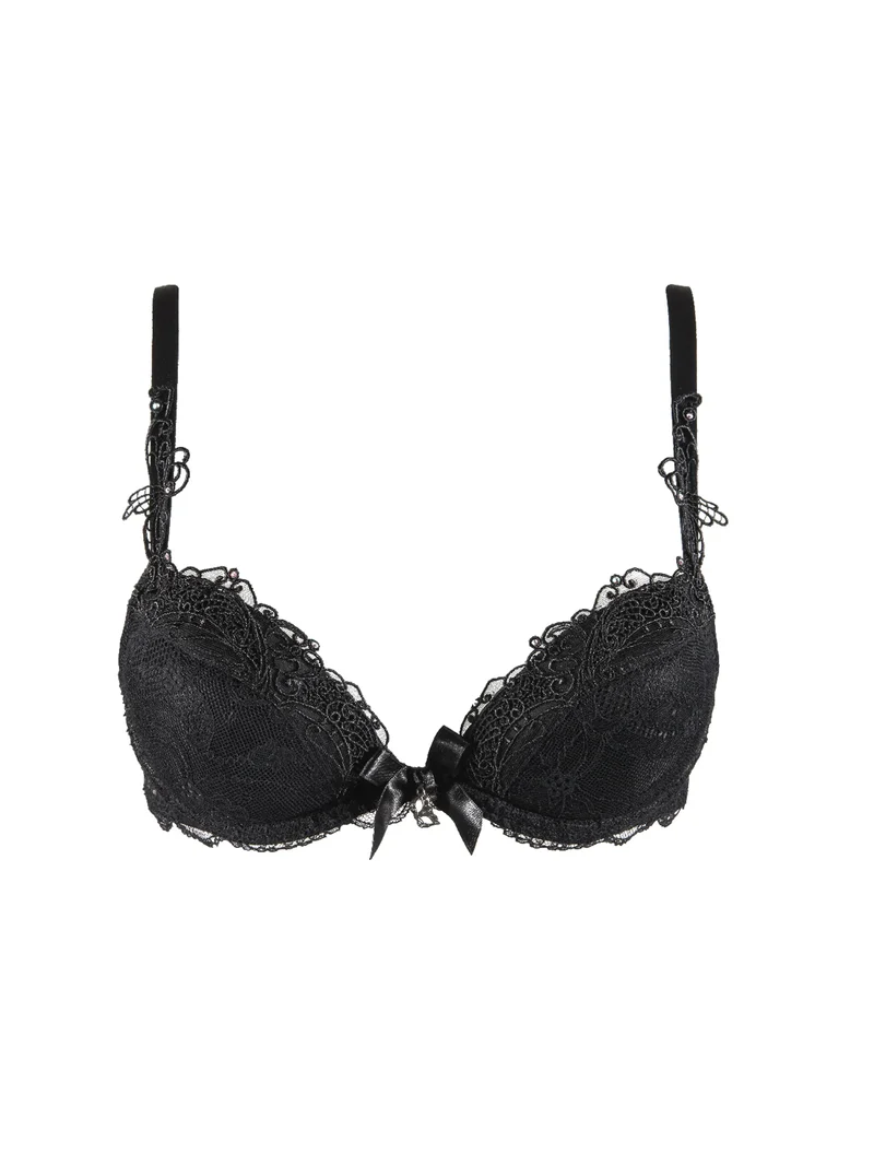 Lise Charmel – Soir De Venise Push-Up-BH Noir Diamant