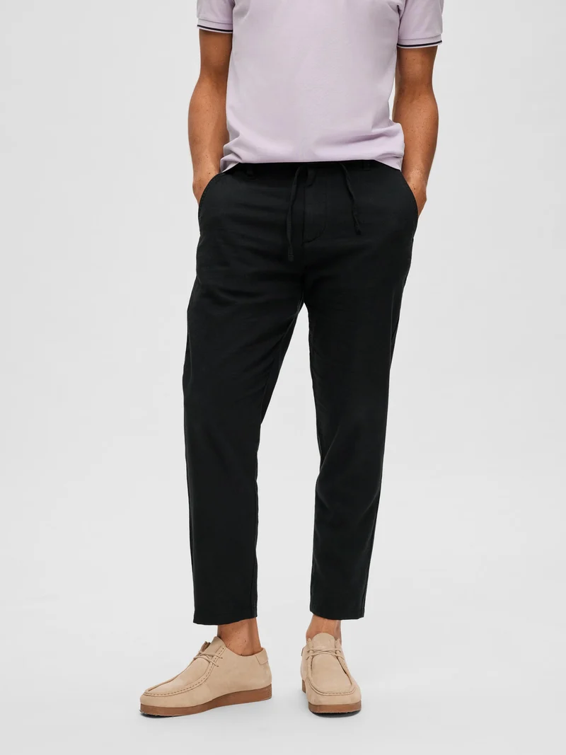 SLH172-SLIMTAPE BRODY LINEN PANT NOOS