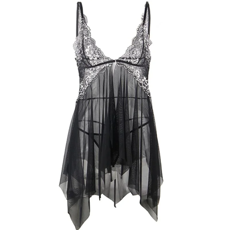 Verführerisches SUBBLIME Babydoll mit Tüll und Spitze - Sinnliche Eleganz