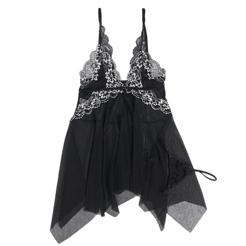 Verführerisches SUBBLIME Babydoll mit Tüll und Spitze - Sinnliche Eleganz