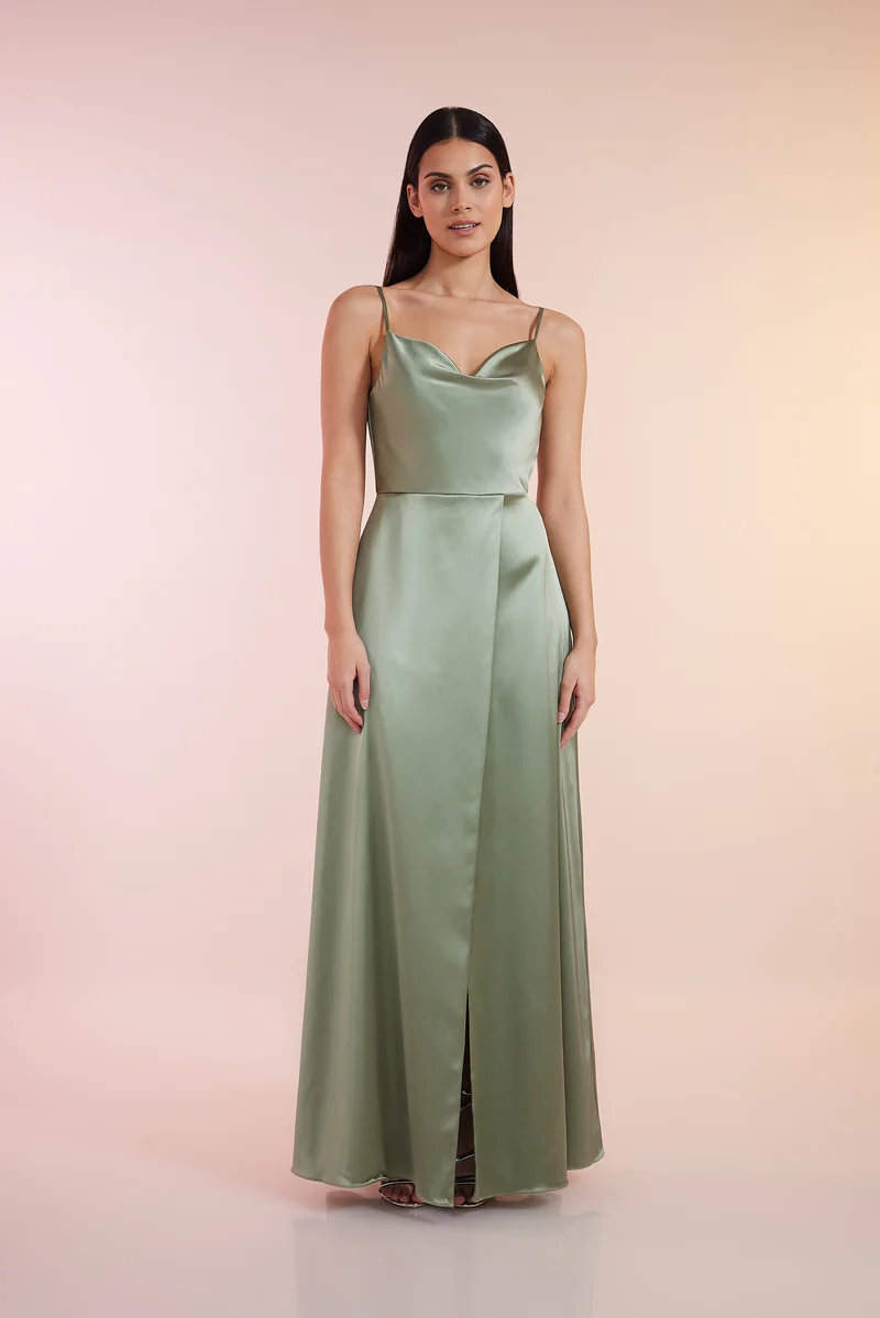 Evening waterfall dress