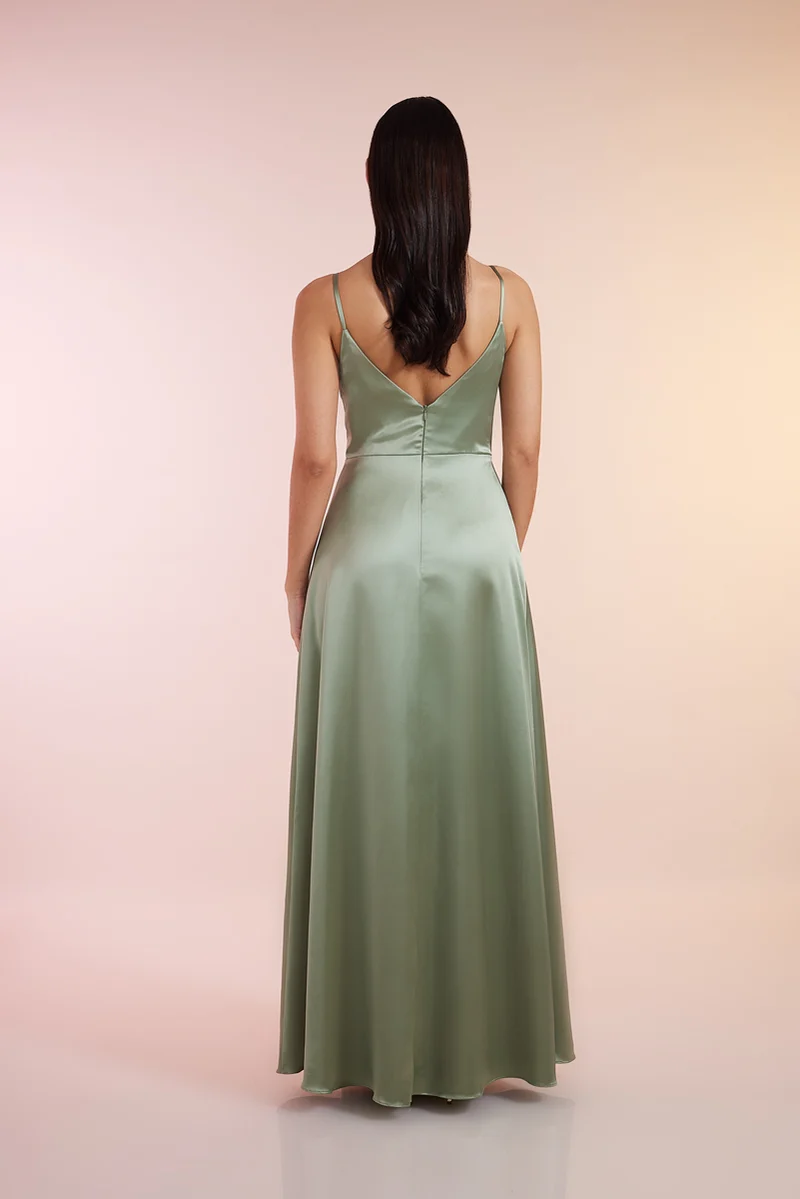Evening waterfall dress