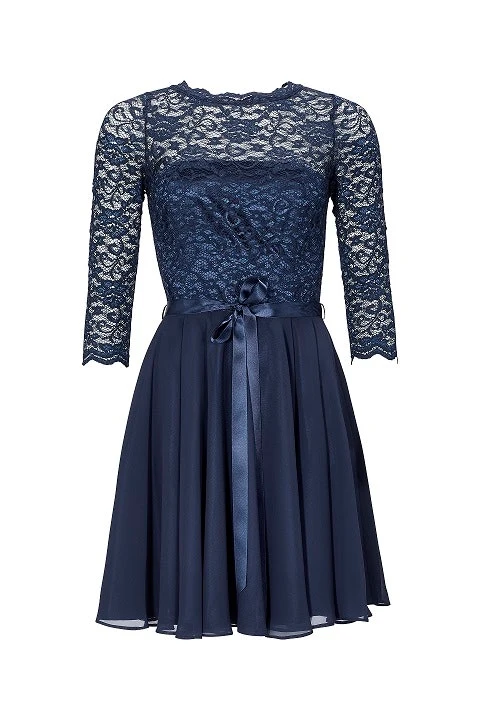Kleid - Spitze/Chiffon