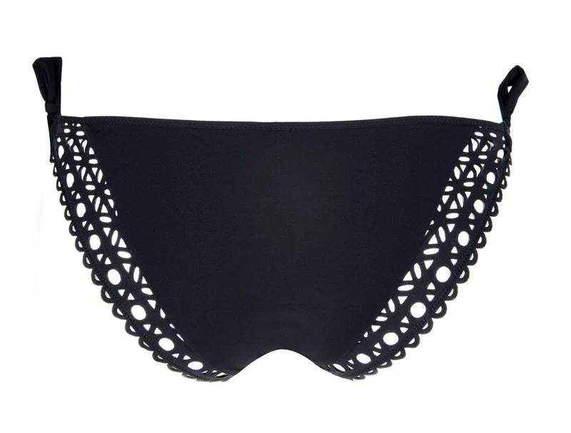 Lise Charmel Bademode – Ajourage Couture Bikini-Slip mit schmalen Seiten Noir