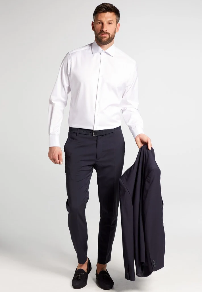 ETERNA LANGARM HEMD MODERN FIT COVER SHIRT TWILL