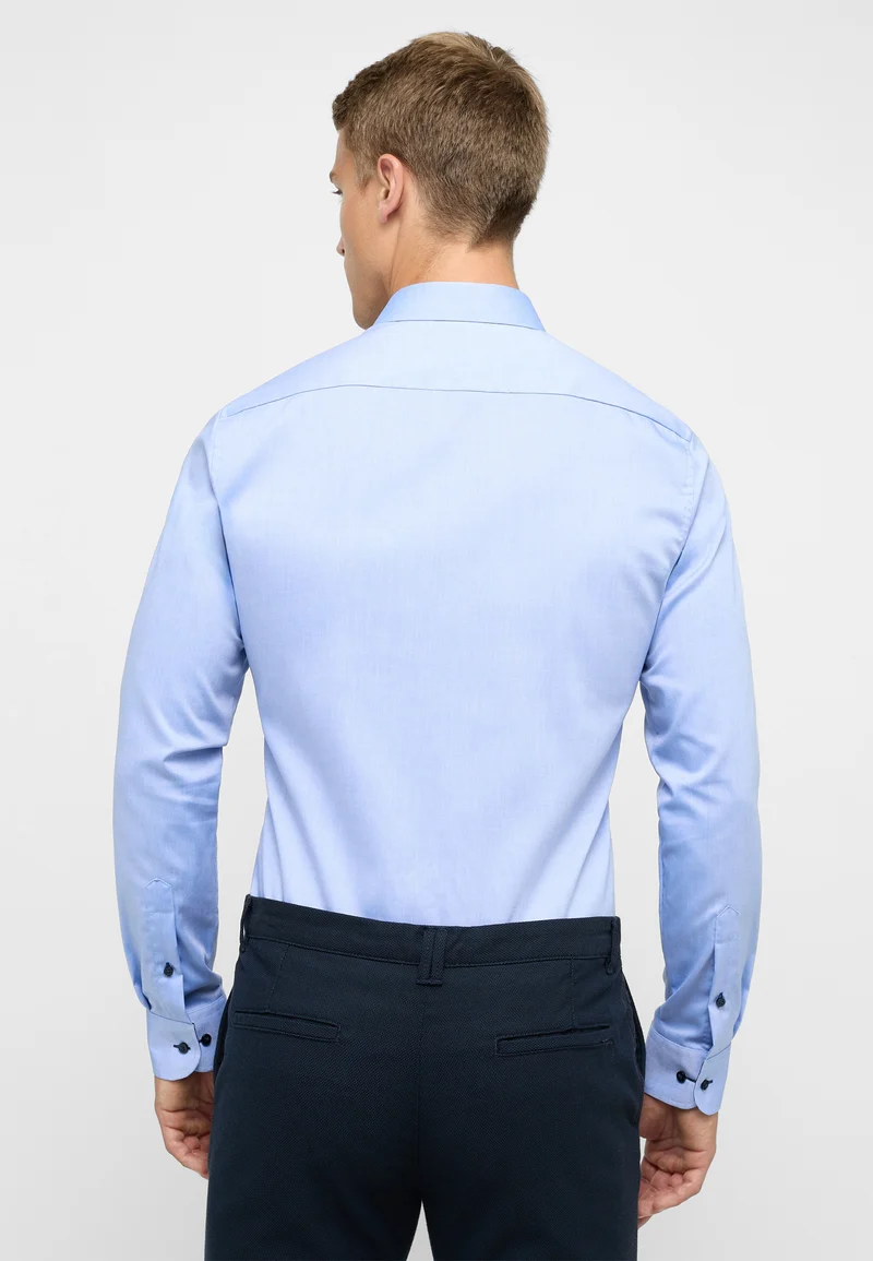 ETERNA LANGARM HEMD SLIM FIT PINPOINT