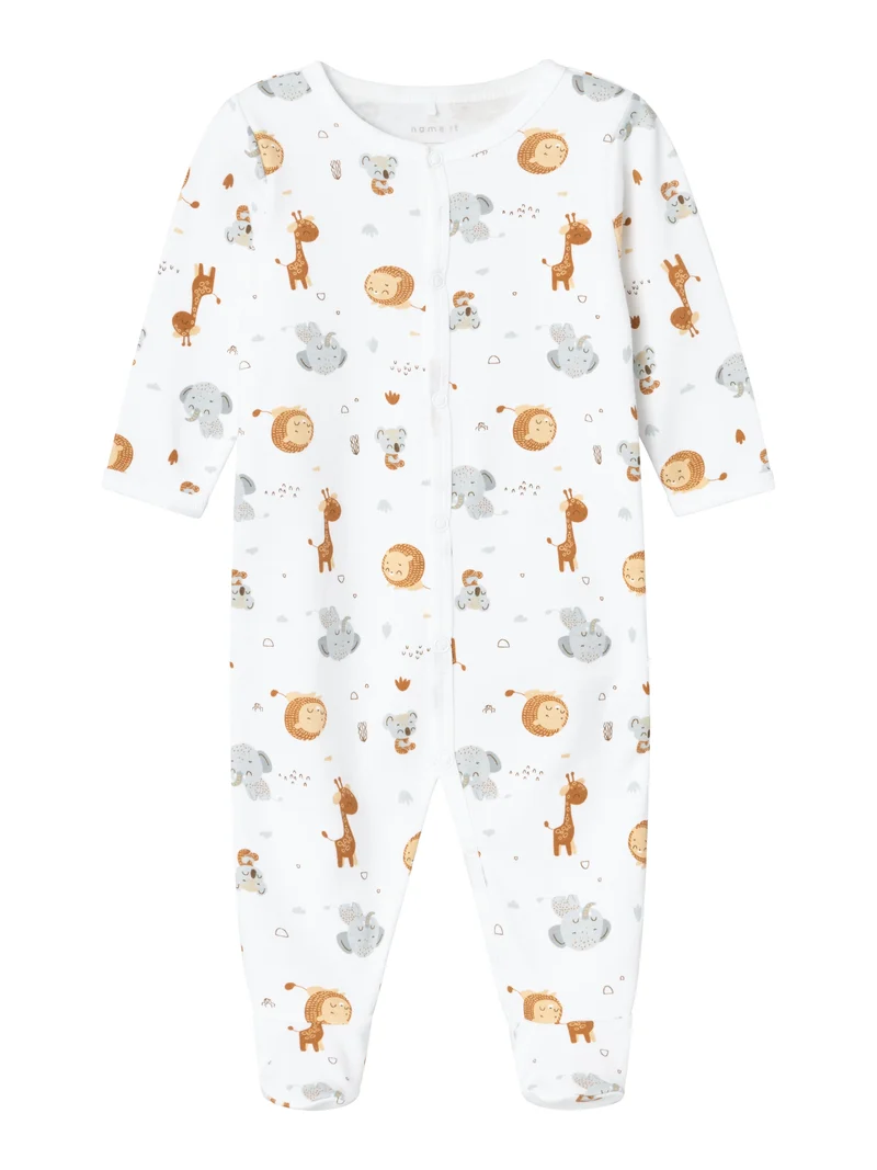 NBNNIGHTSUIT W/F BEIGE ANIMAL