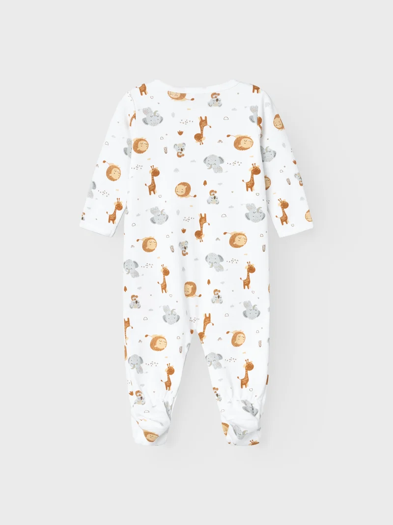 NBNNIGHTSUIT W/F BEIGE ANIMAL