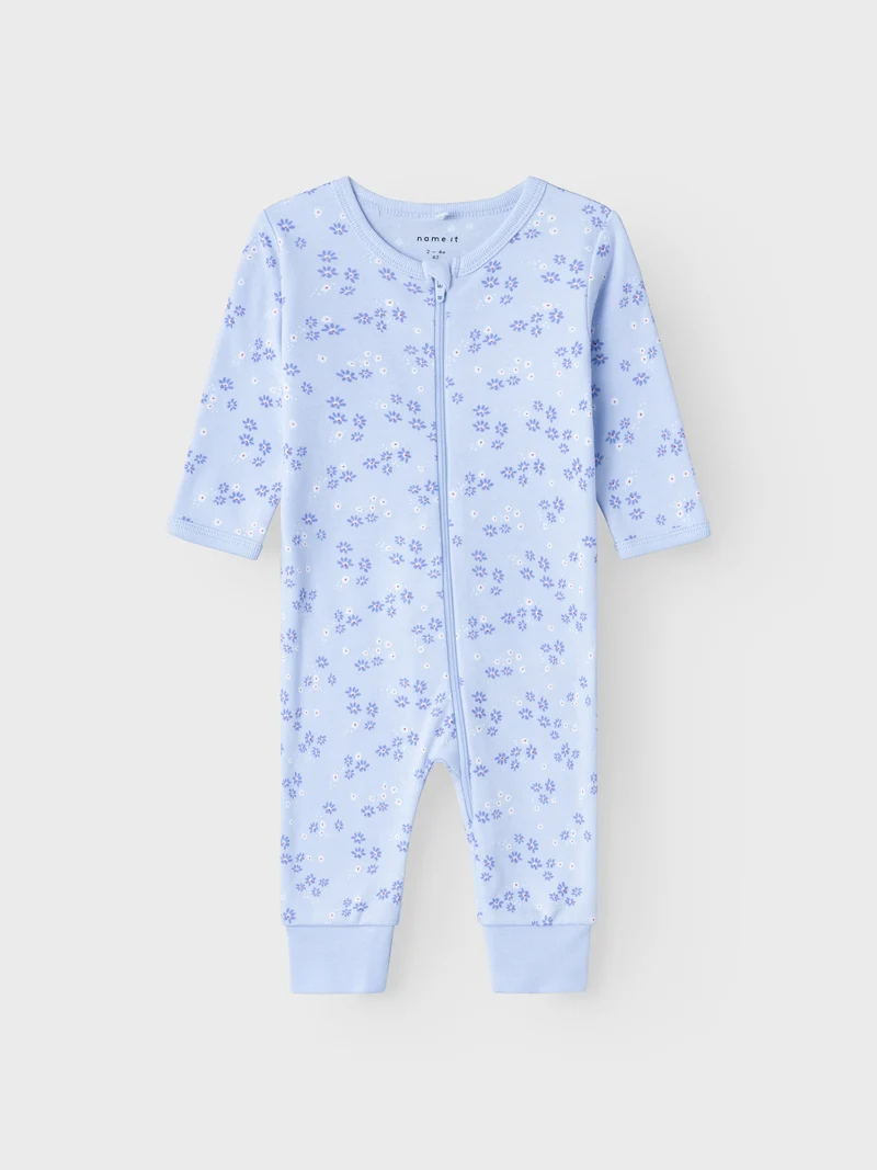 NBFNIGHTSUIT ZIP HALOGEN FLOWER