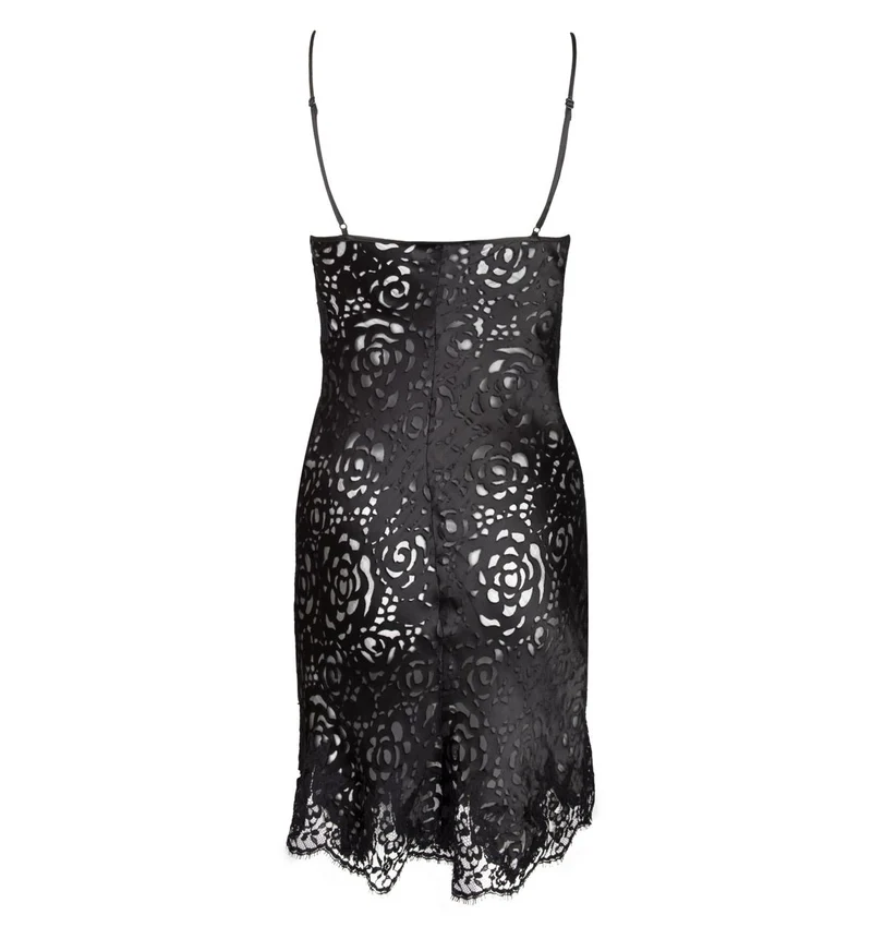 Lise Charmel – Dressing Floral Nighty Noir