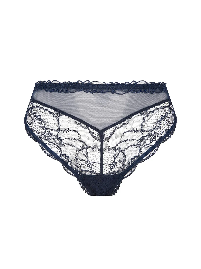 Lise Charmel - Soir De Venise Slip mit hoher Taille Bleu Venise