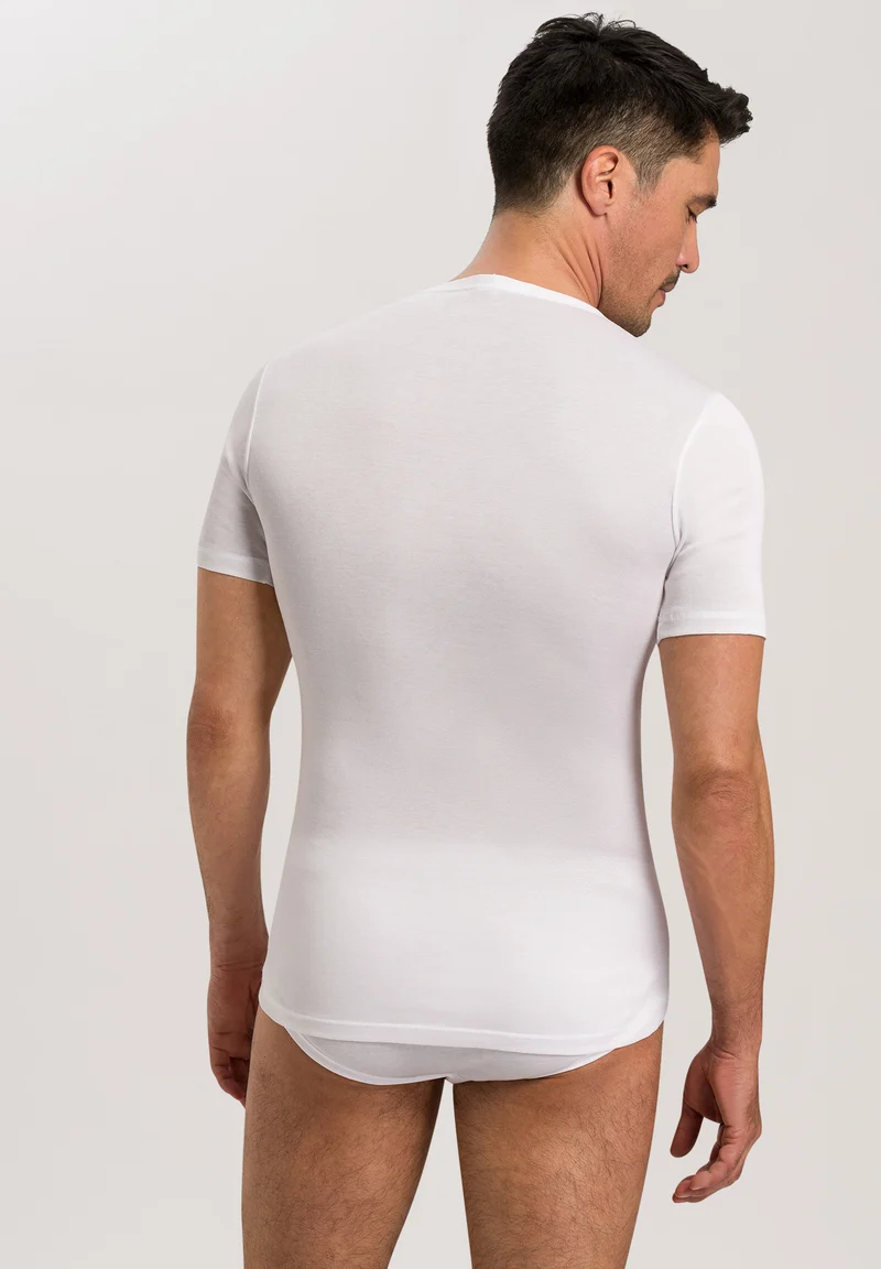 Cotton Pure SSLV Shirt V-Neck