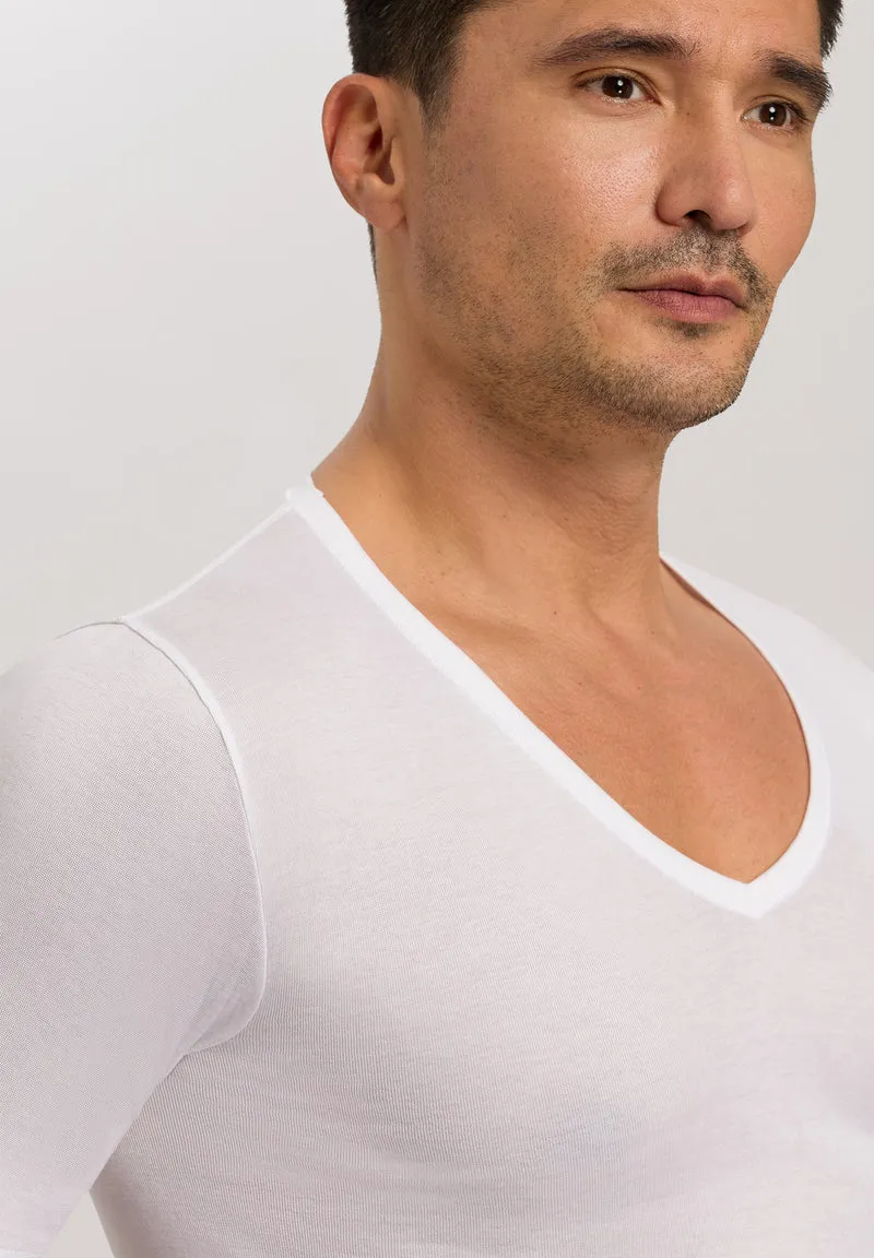 Cotton Pure SSLV Shirt V-Neck