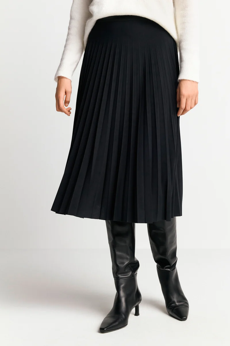 midi plissee skirt
