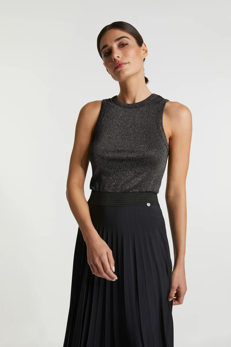 midi plissee skirt