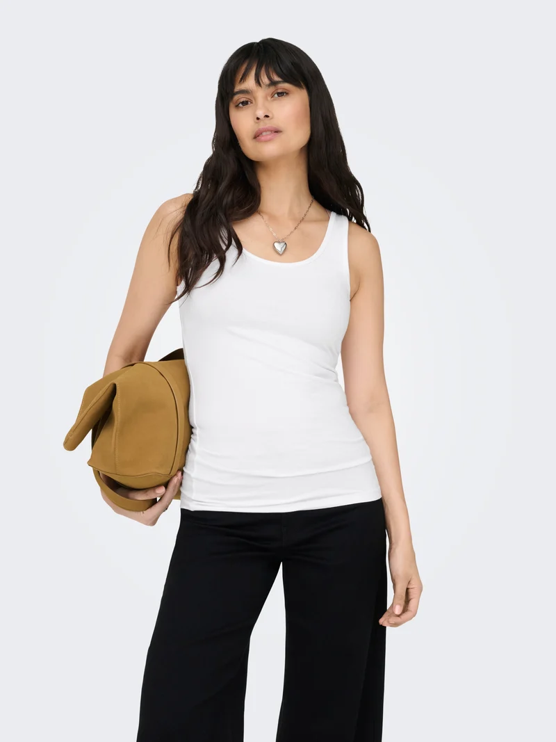 ONLLIVE LOVE S/L TANK TOP NOOS