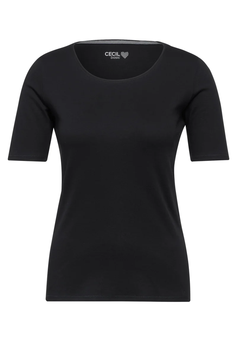T-Shirt in Unifarbe