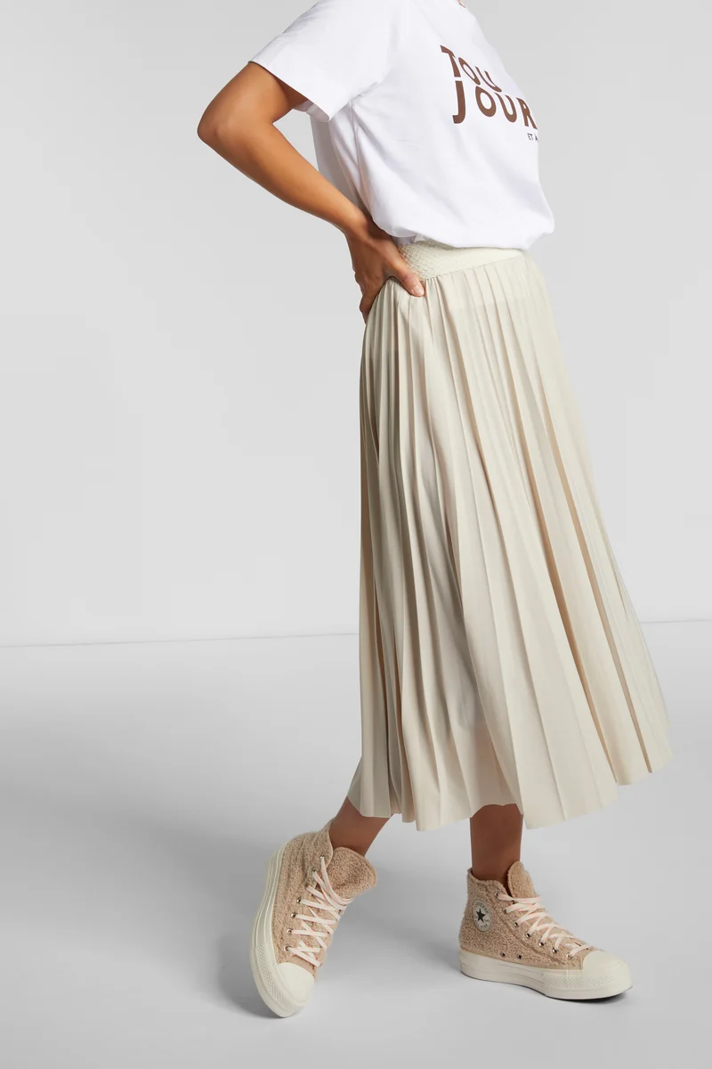 midi plissee skirt