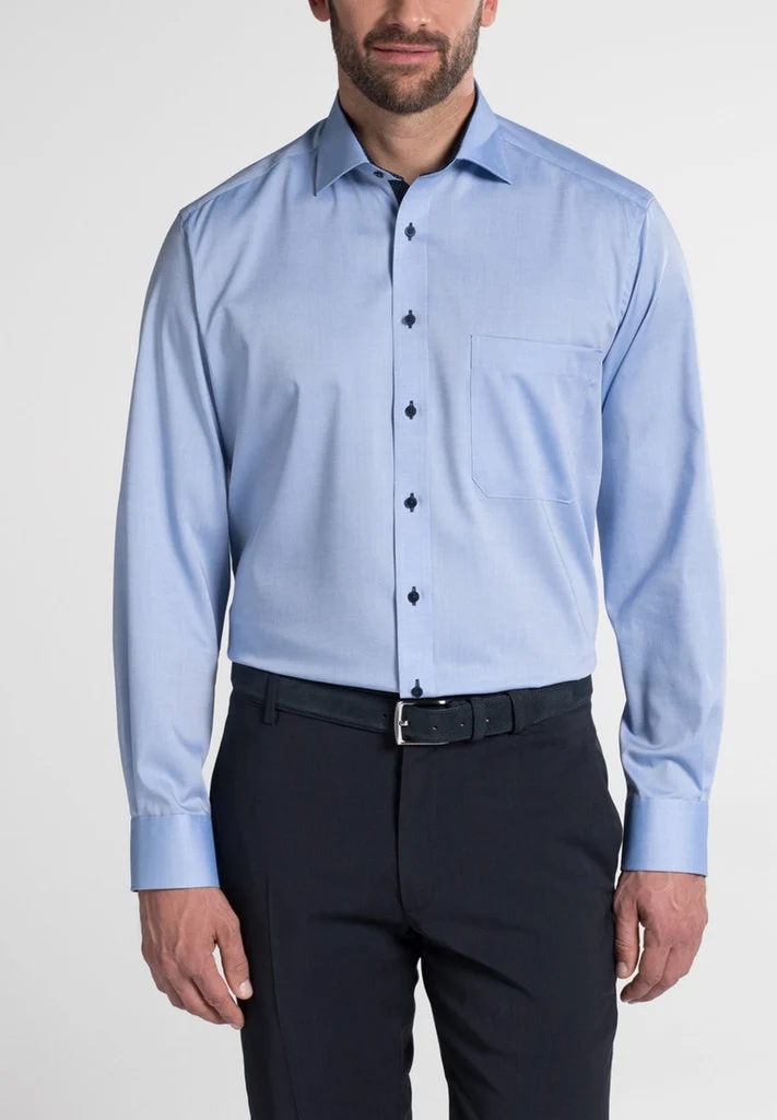 ETERNA LANGARM HEMD COMFORT FIT PINPOINT