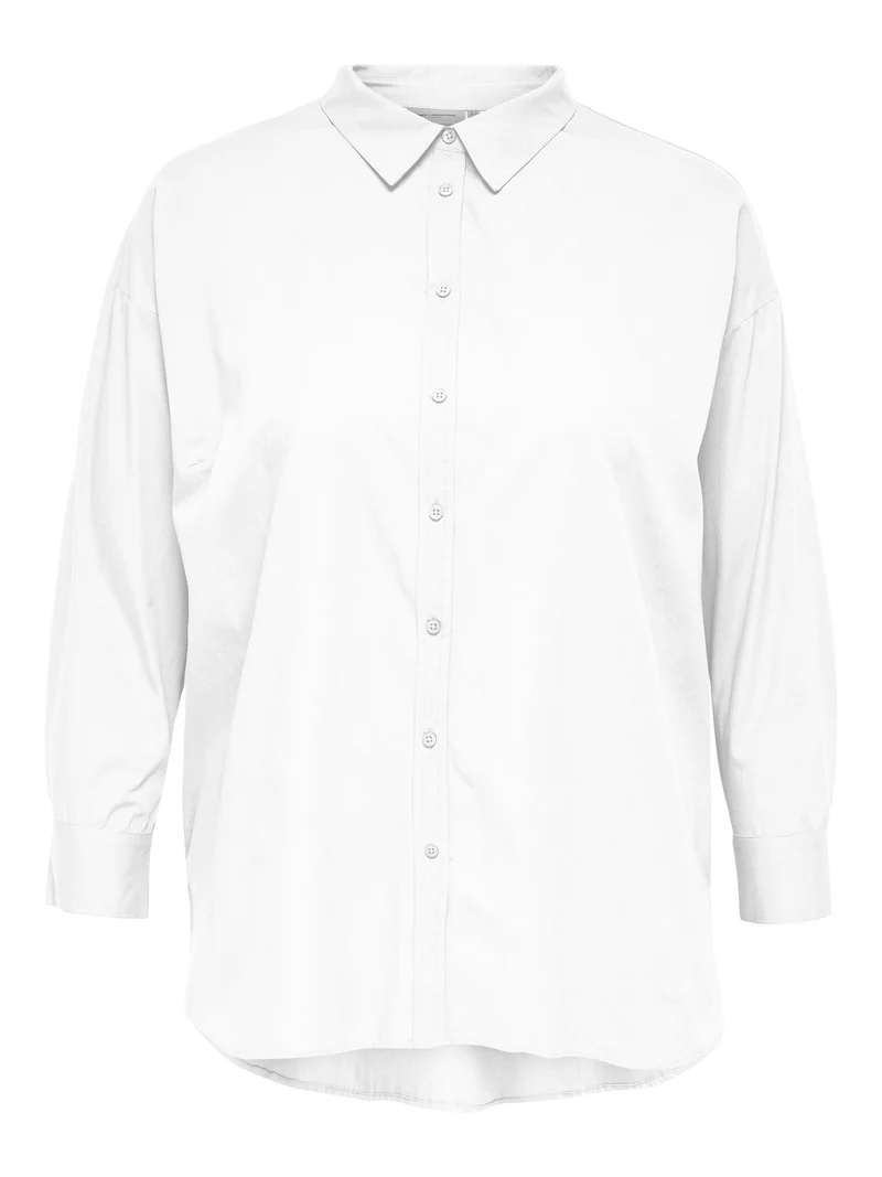CARMINSA LS OVERSIZE SHIRT SOLID WVN