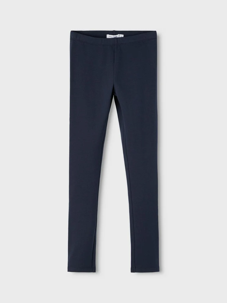 NKFDAVINA SOLID SWE LEGGING BRU N NOOS