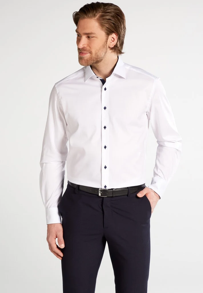 ETERNA LANGARM HEMD MODERN FIT PINPOINT